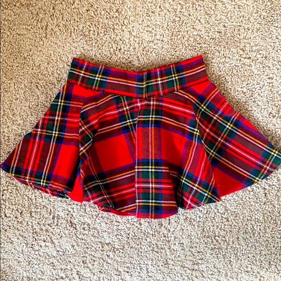 PROJECT 25 Tartan Plaid flannel circle skirt - Picture 1 of 4